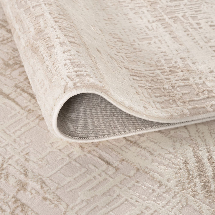 The Rugs Carmel Cream-Beige Abstract Rug – Quality Comfort