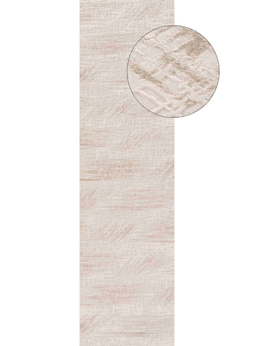 abstract rug, beige-cream colours, anti-allergic, and non-static properties