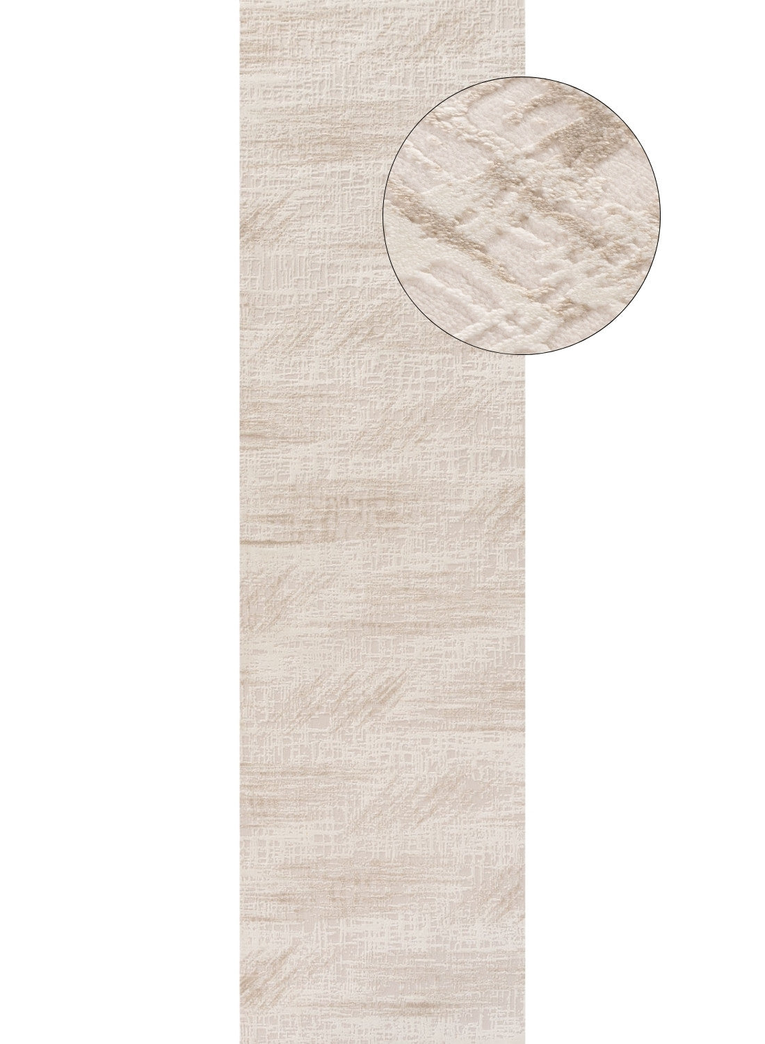 abstract rug, beige-cream colours, anti-allergic, and non-static properties