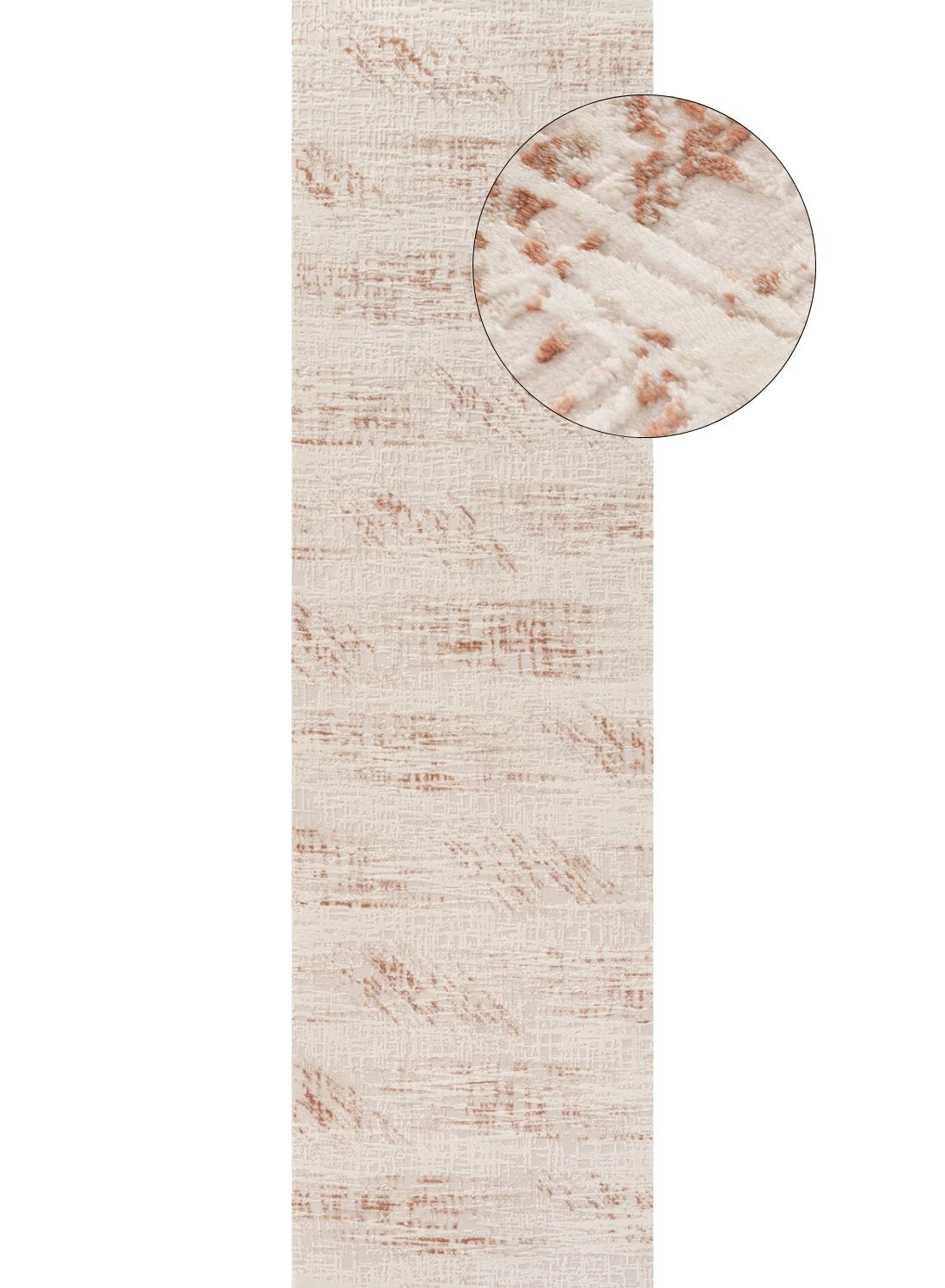 abstract rug, terra-cream colours, anti-allergic, and non-static properties