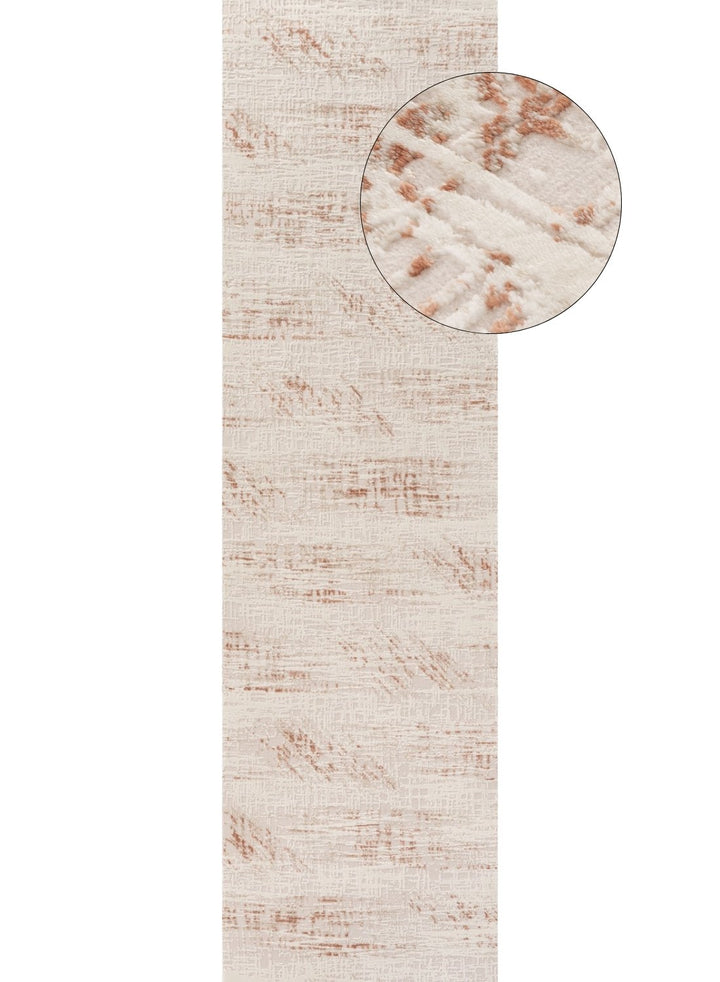 abstract rug, terra-cream colours, anti-allergic, and non-static properties