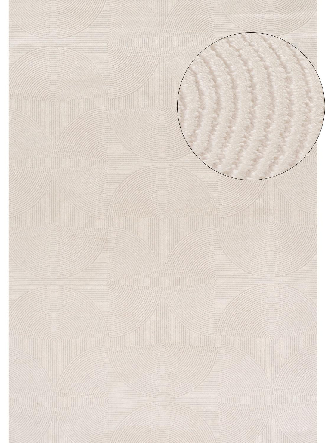 Living Room rug, cream colours, geometric, practicality in mind, the rug is anti-allergic.