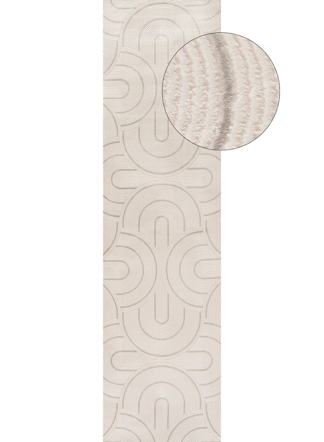 Living Room rug, grey-cream colours, geometric, practicality in mind, the rug is anti-allergic.