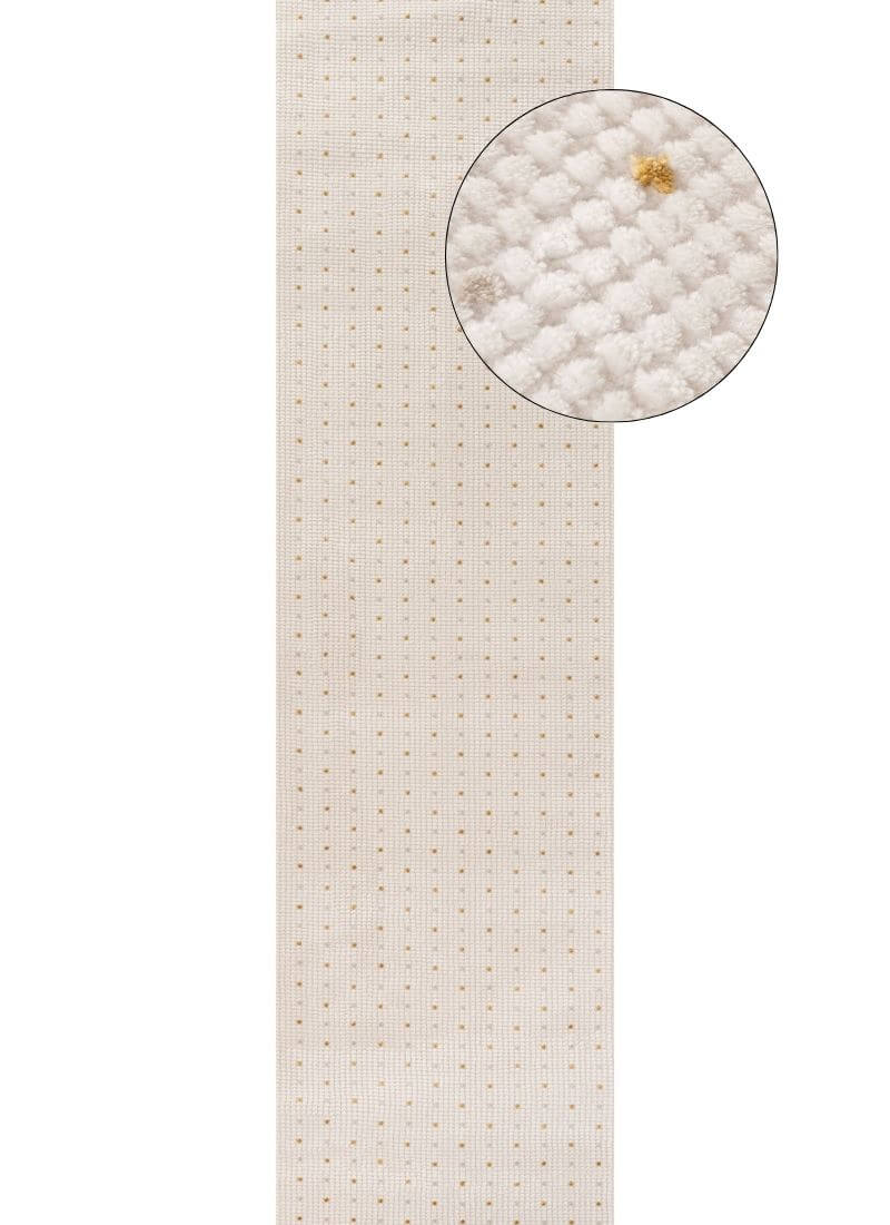 Carmel Cream-Gold Dots Rug | 6080