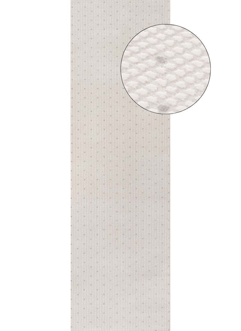 Carmel Cream-Grey Dots Rug | 6080