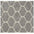 Trellis Design Thick Shaggy Area Rugs Grey