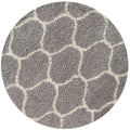Moroccan Grey Shaggy Rug | 610