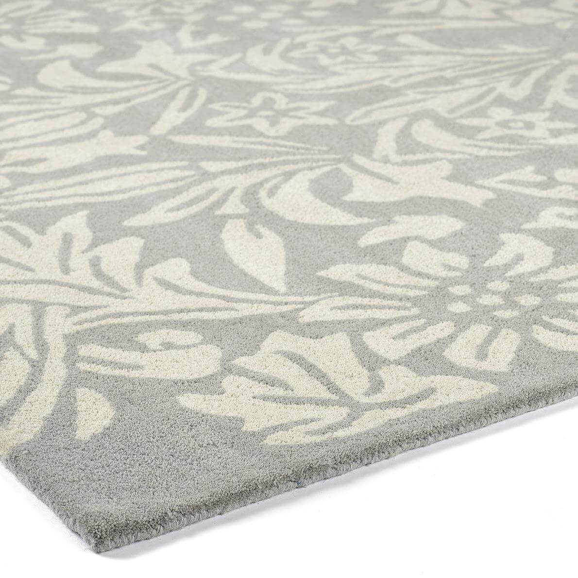 Heritage Lavender Floral Wool Rug | The Rugs |