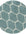 Trellis Design Thick Shaggy Area Rugs Duck Egg Blue