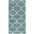 Trellis Design Thick Shaggy Area Rugs Duck Egg Blue
