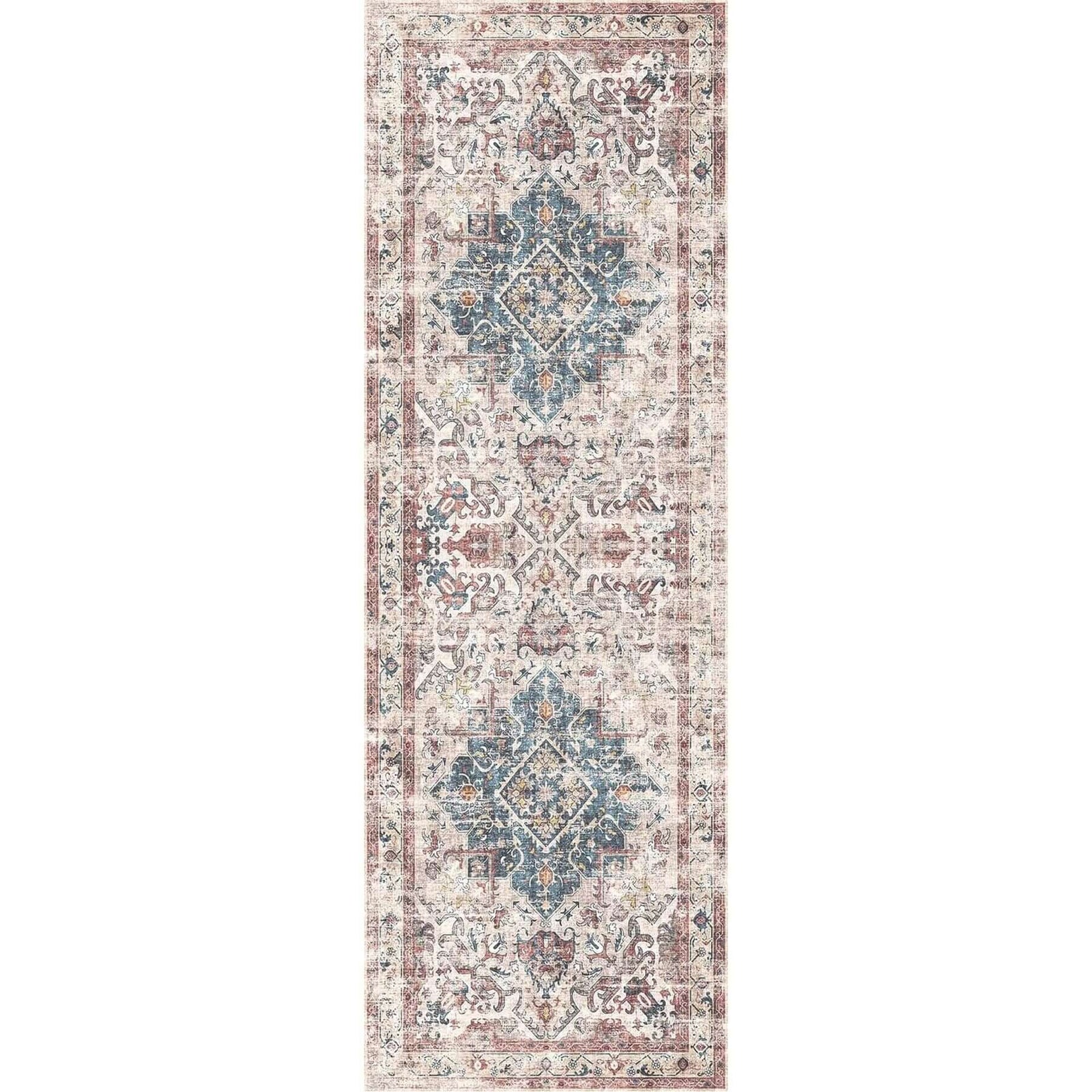 Ultra Soft Machine Washable Rug | Persian-Inspired | Buram
