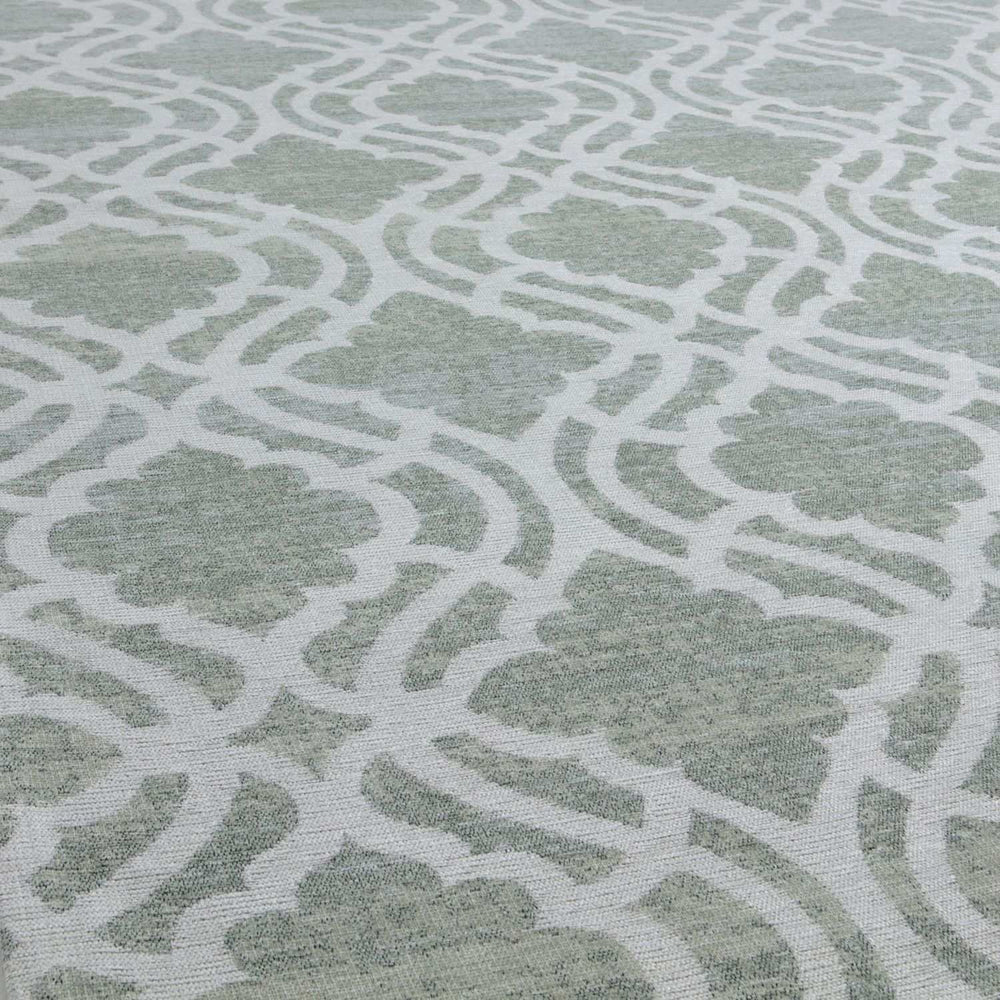 Machine Washable Flatweave Moroccan Rug Green