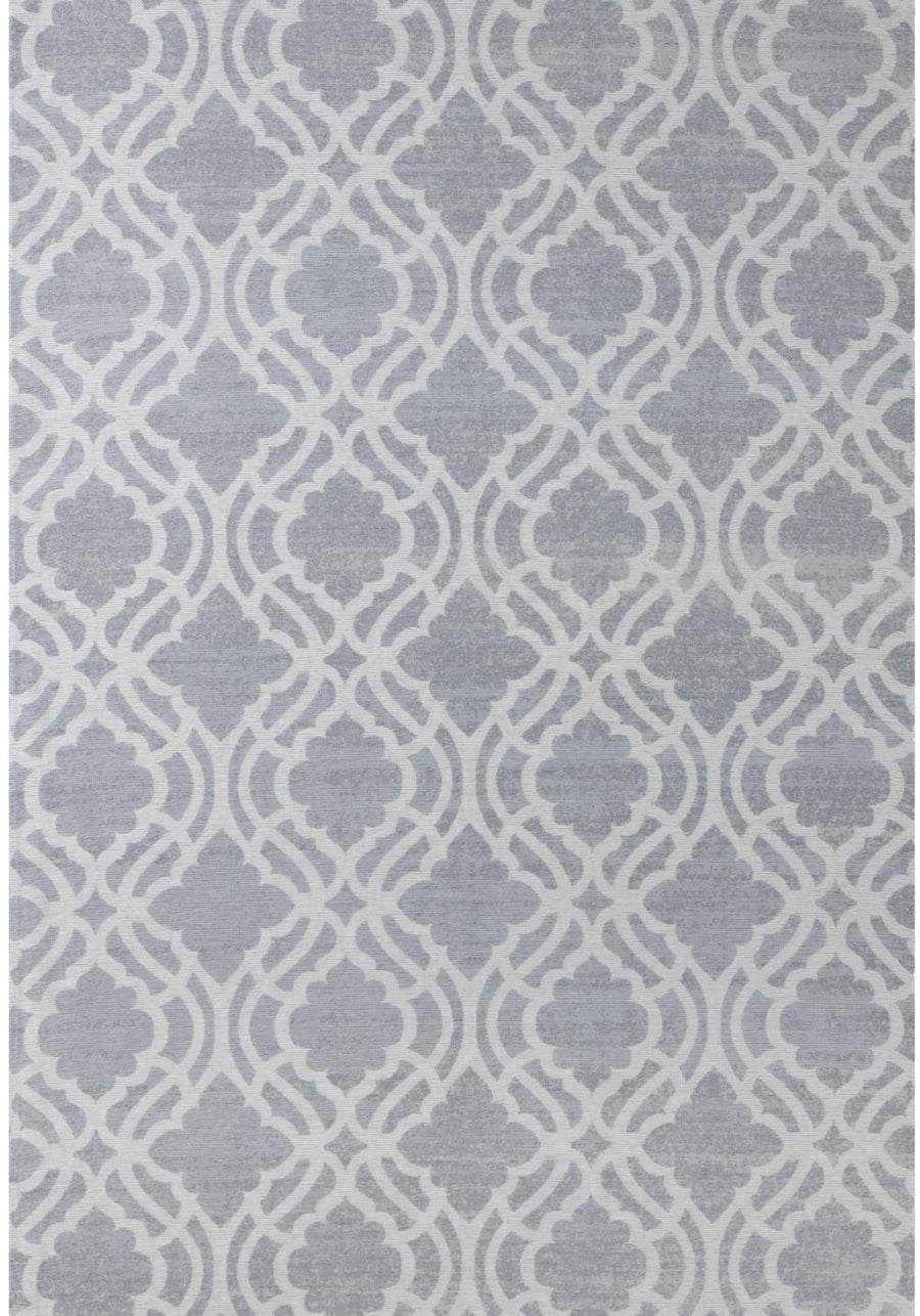Machine Washable Flatweave Moroccan Rug Grey