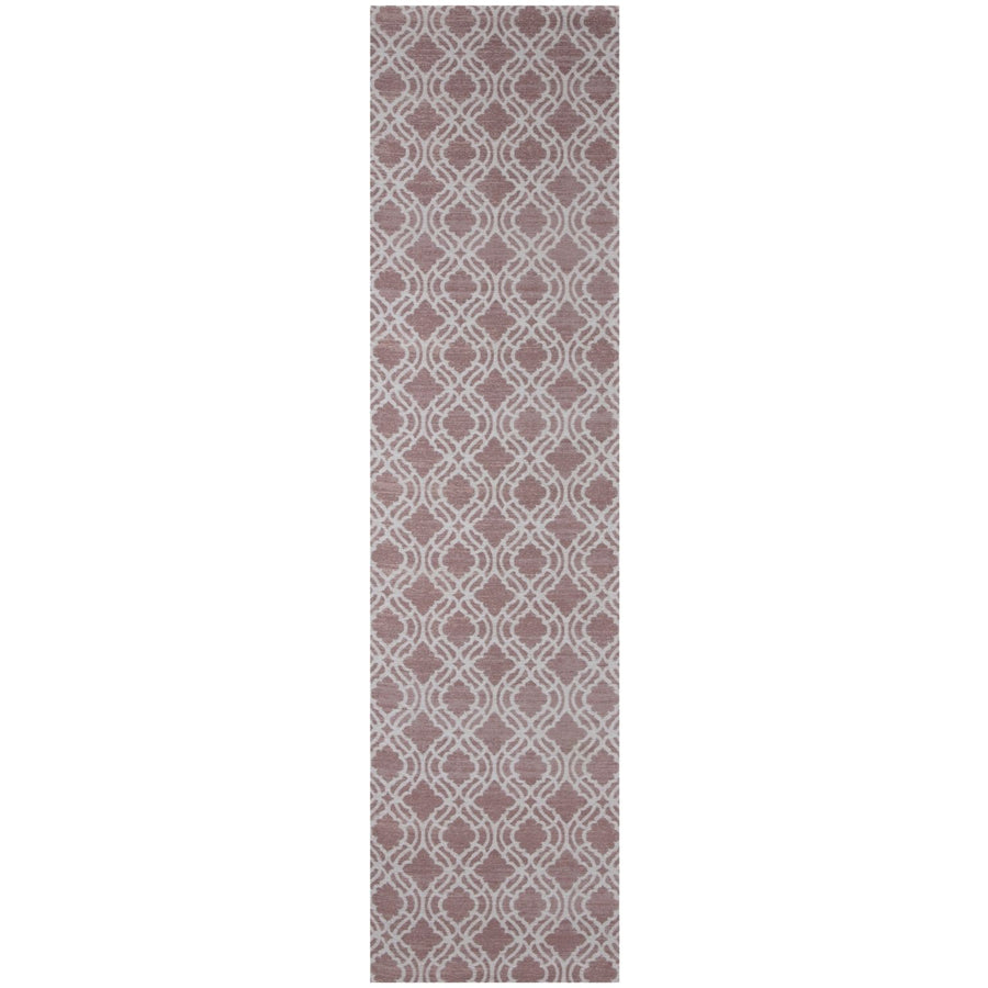 Machine Washable Flatweave Moroccan Rug Pink