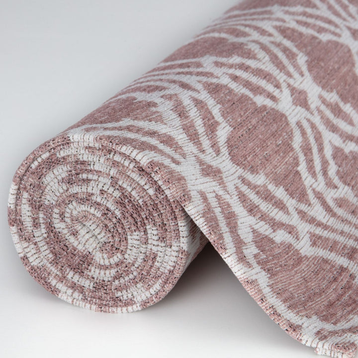 Machine Washable Flatweave Moroccan Rug Pink
