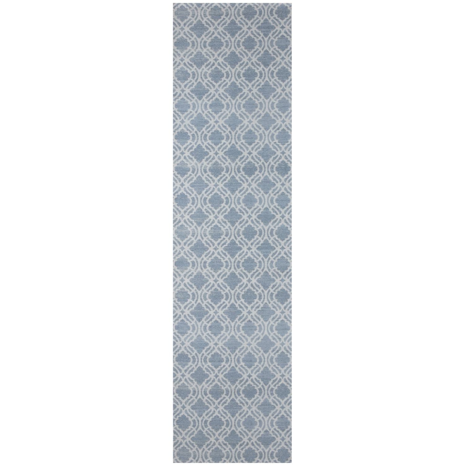 Machine Washable Flat-weave Moroccan Rug Blue