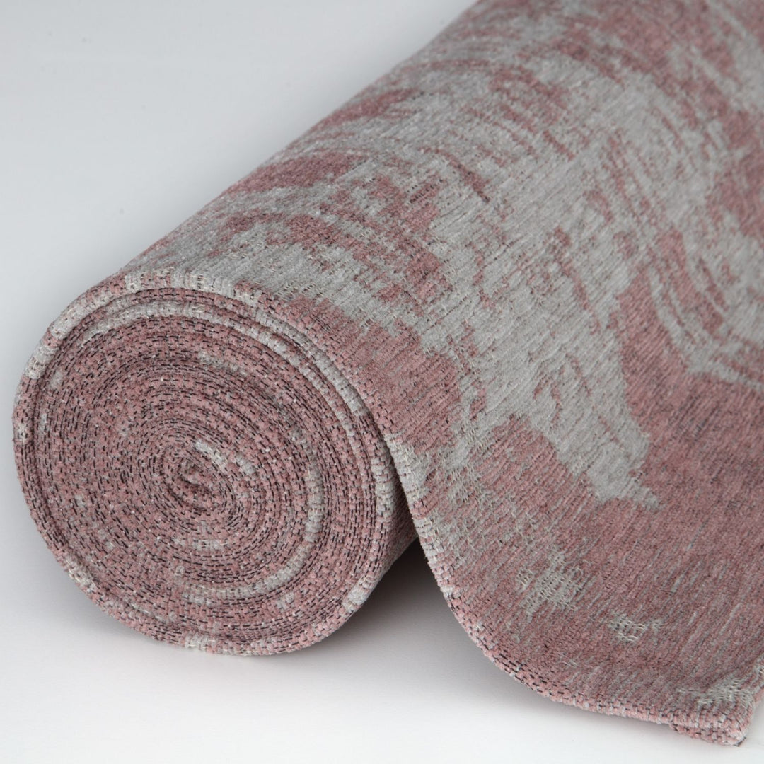 Machine Washable Flatweave Rug in Pink