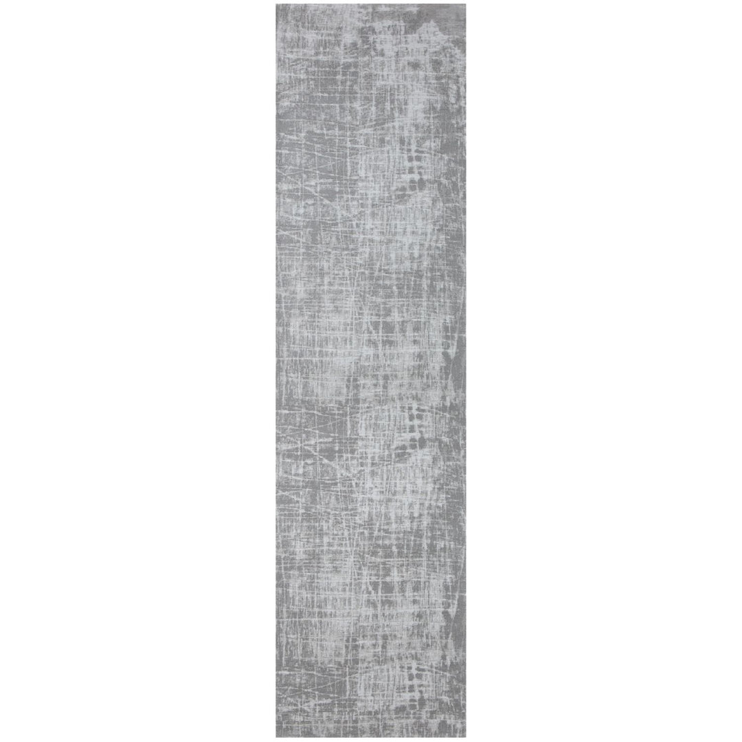 Machine Washable Flatweave Rug in Grey