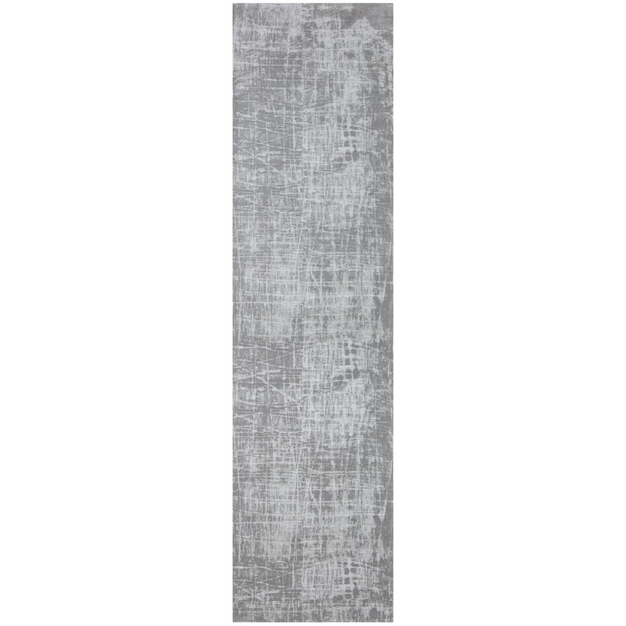 Machine Washable Flatweave Rug in Grey