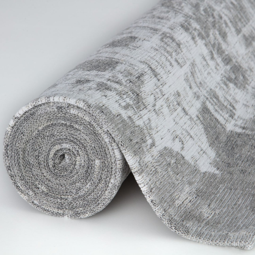 Machine Washable Flatweave Rug in Grey