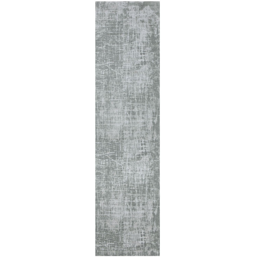 Machine Washable Flatweave Rug Striped Green | The Rugs