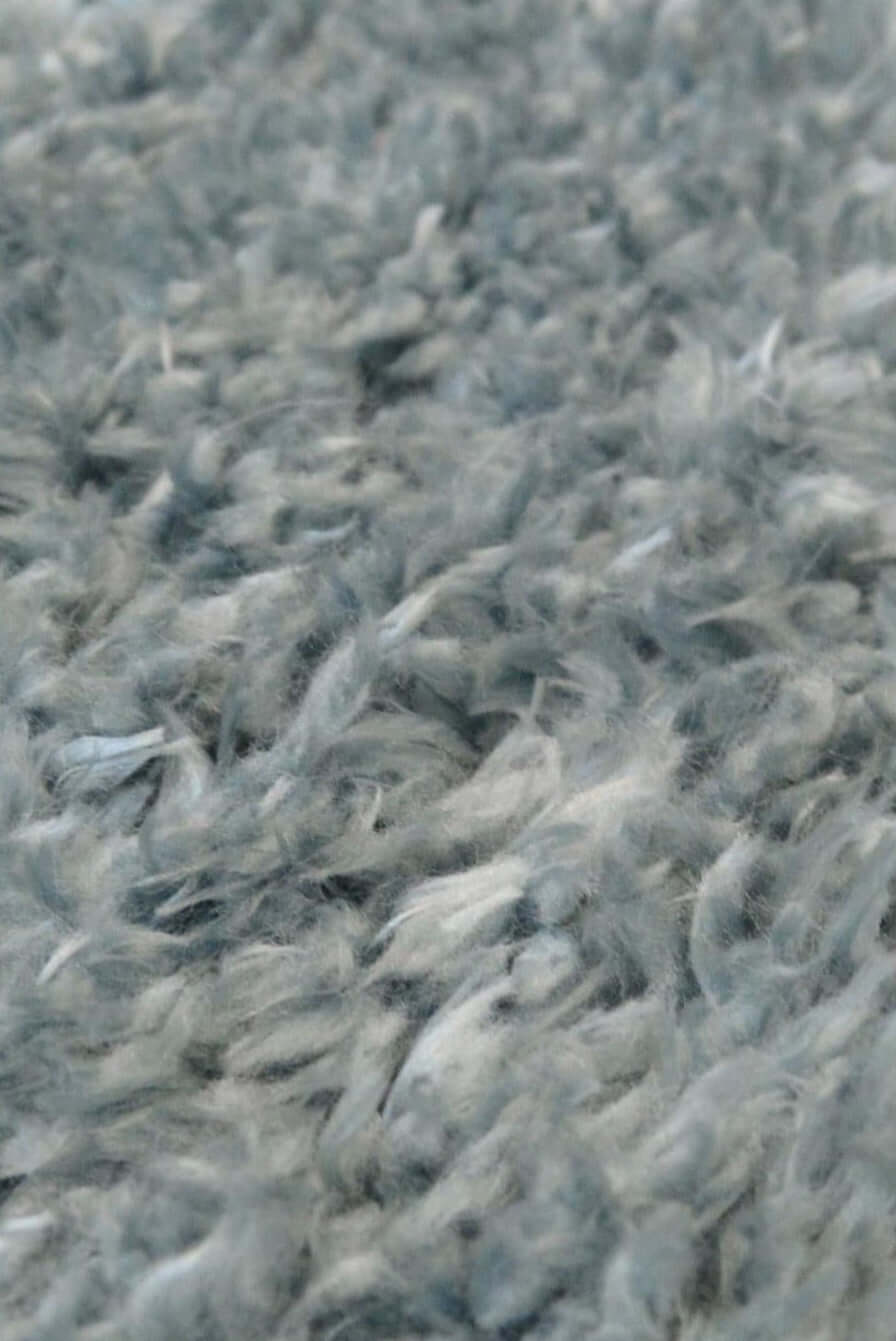 Solid Design Shaggy Rug in Duck Egg Blue | The Rugs