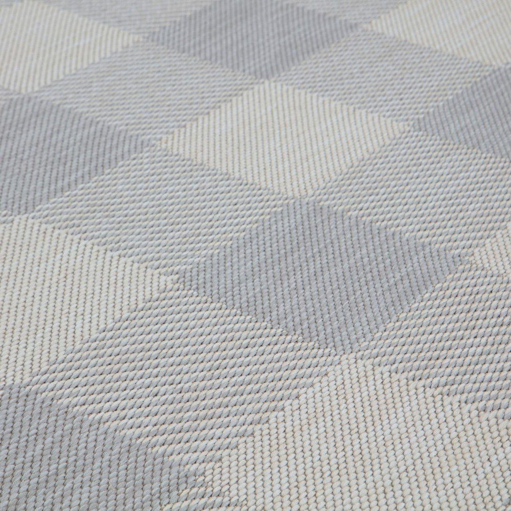 Grey Checkered Outdoor Rug | Garden Elegance | The Rugs