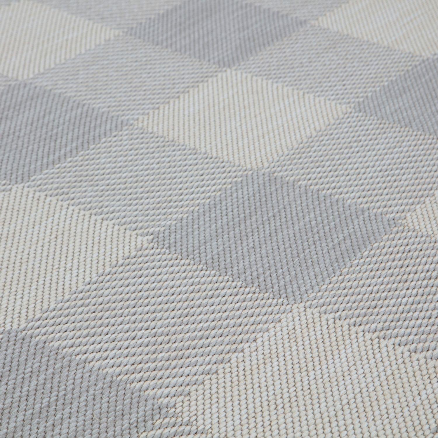 Grey Checkered Outdoor Rug | Garden Elegance | The Rugs