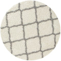 Moroccan Ivory Shaggy Rug | 700
