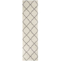 Moroccan Ivory Shaggy Rug | 700