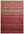 Fine Stripes Red Wool Rug | Sustainable & Stain Resistant