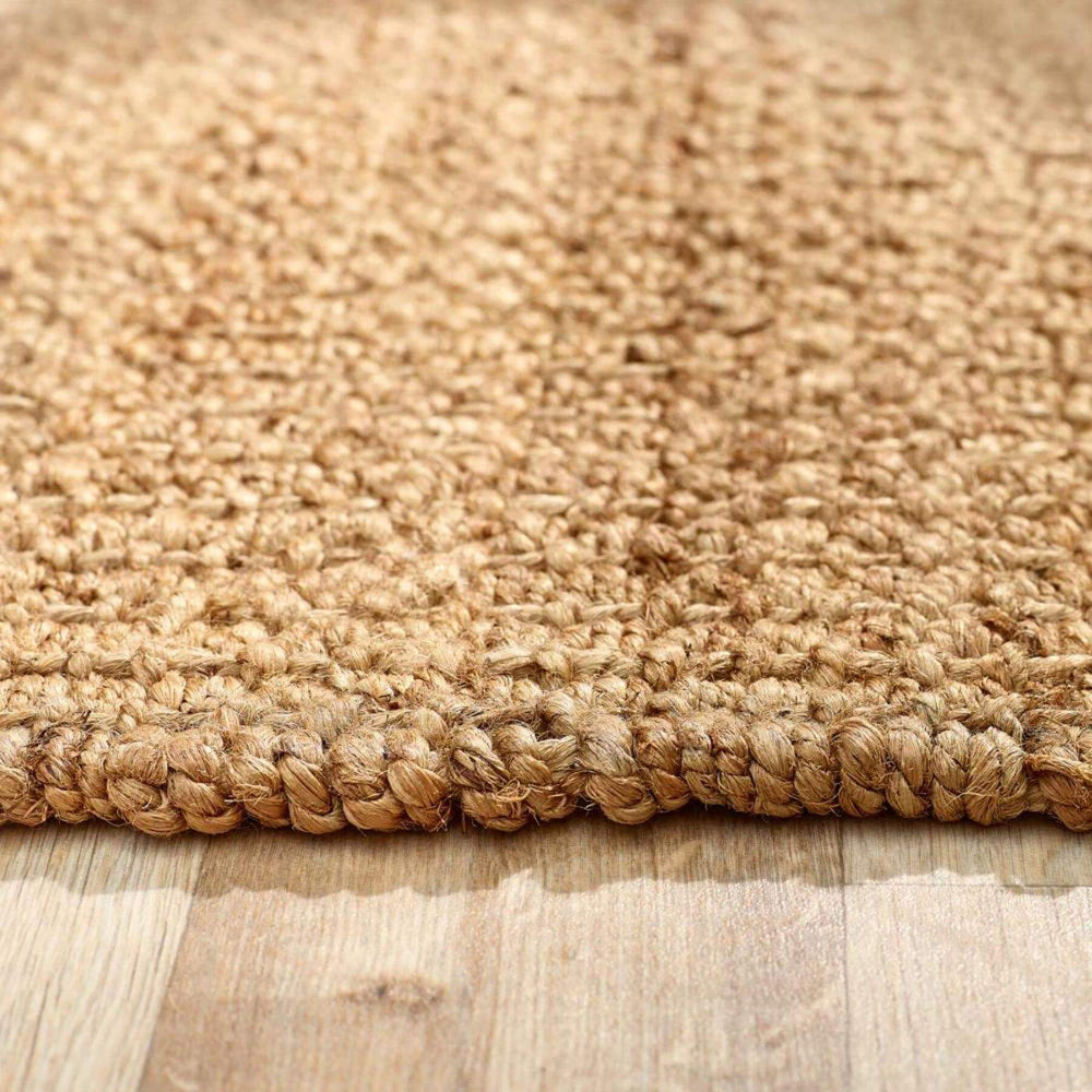 Solid Natural Jute Rug - Rectangle