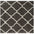 Moroccan Design Thick Shaggy Area Rugs Dark Grey