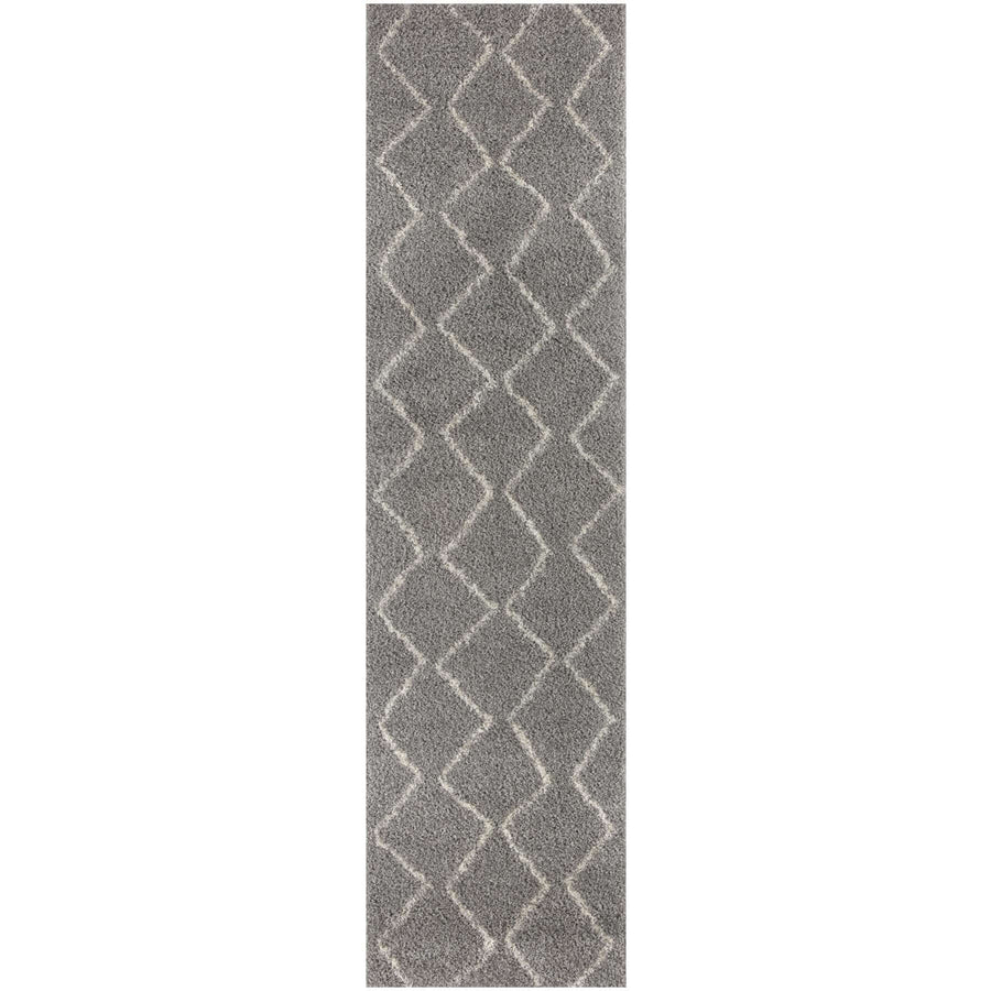 The Rugs Area Rug - Modern Luxury Shaggy Rug Boho Grey