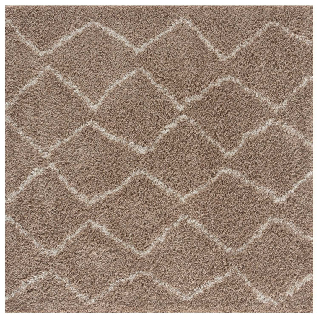 Shaggy rug Beige colour High Quality Elegant Moroccan Pattern