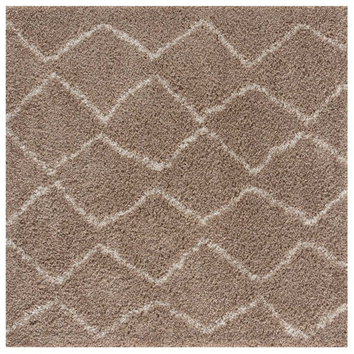 Shaggy rug Beige colour High Quality Elegant Moroccan Pattern