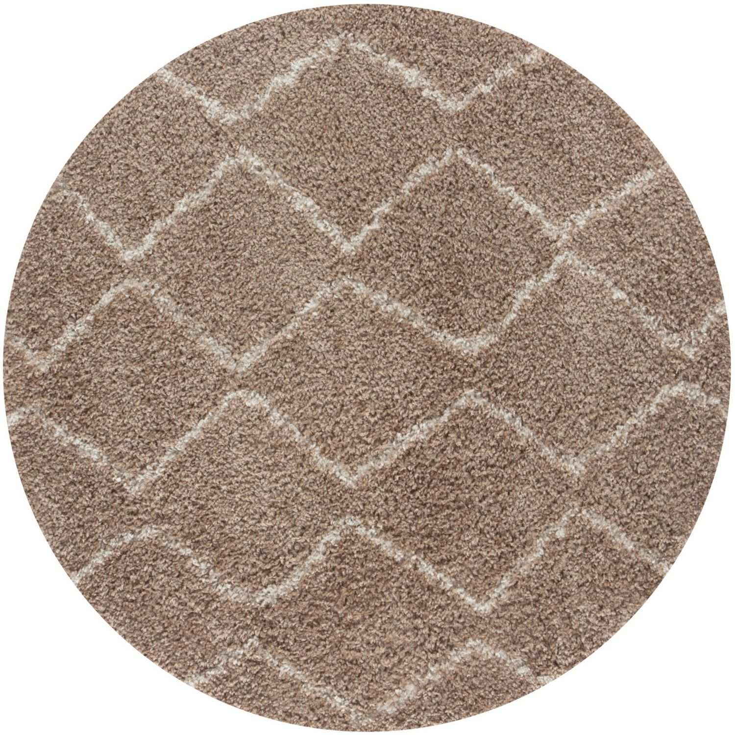 Shaggy rug Beige colour High Quality Elegant Moroccan Pattern