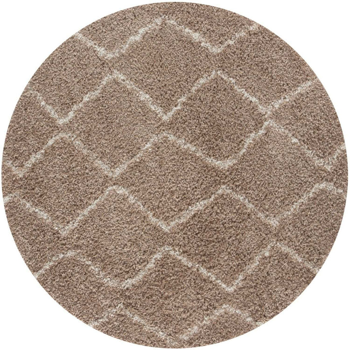 Shaggy rug Beige colour High Quality Elegant Moroccan Pattern