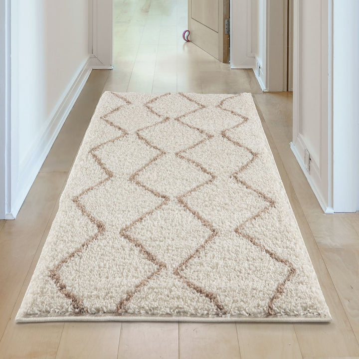 Ivory Beige colours Moroccan rug High Quality Suitable for Floor heating