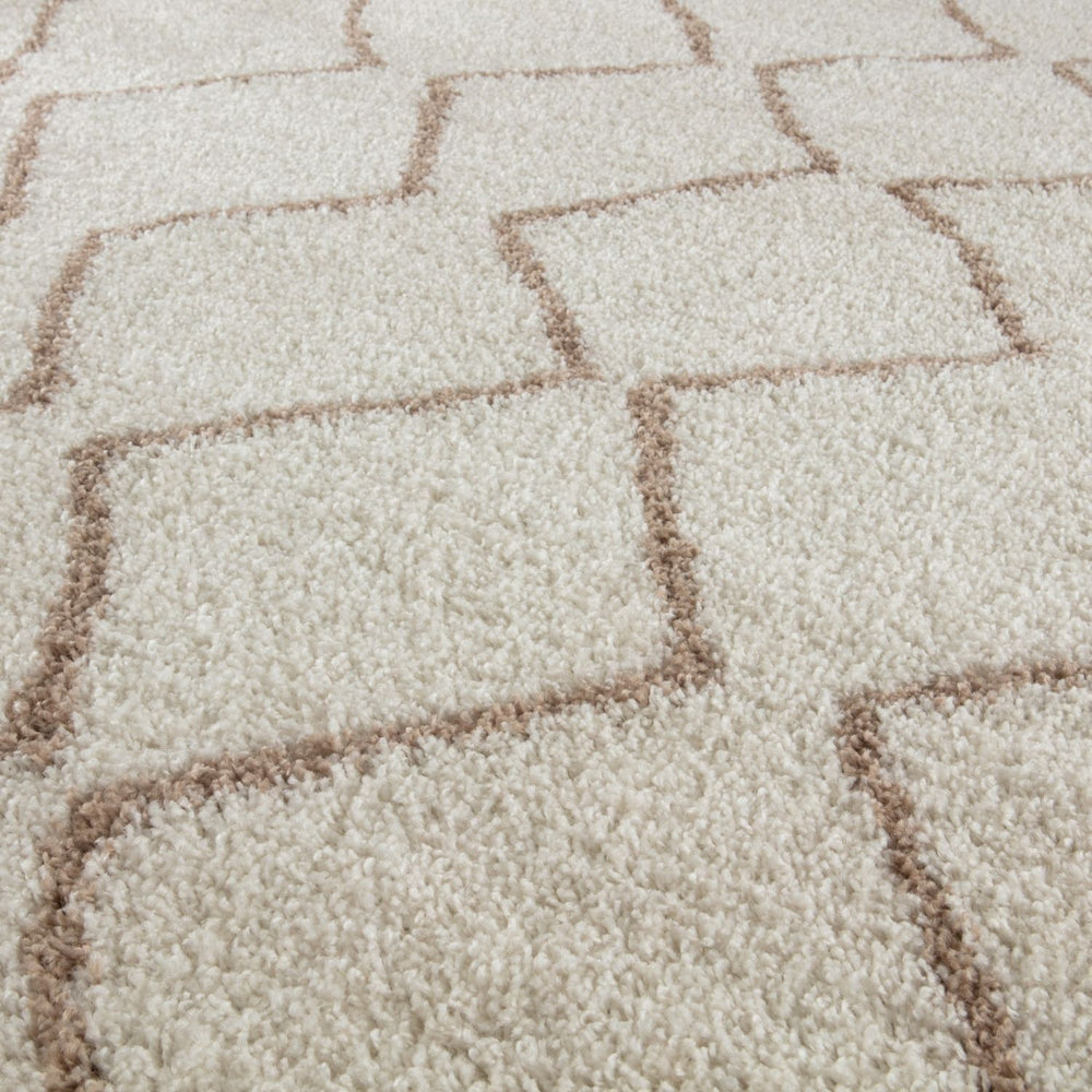 Ivory Beige colours Moroccan rug High Quality Suitable for Floor heating