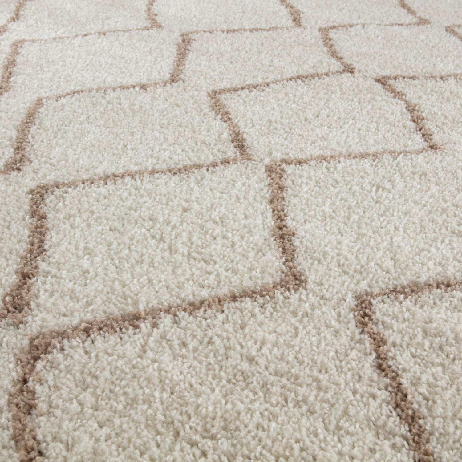 Ivory Beige colours Moroccan rug High Quality Suitable for Floor heating