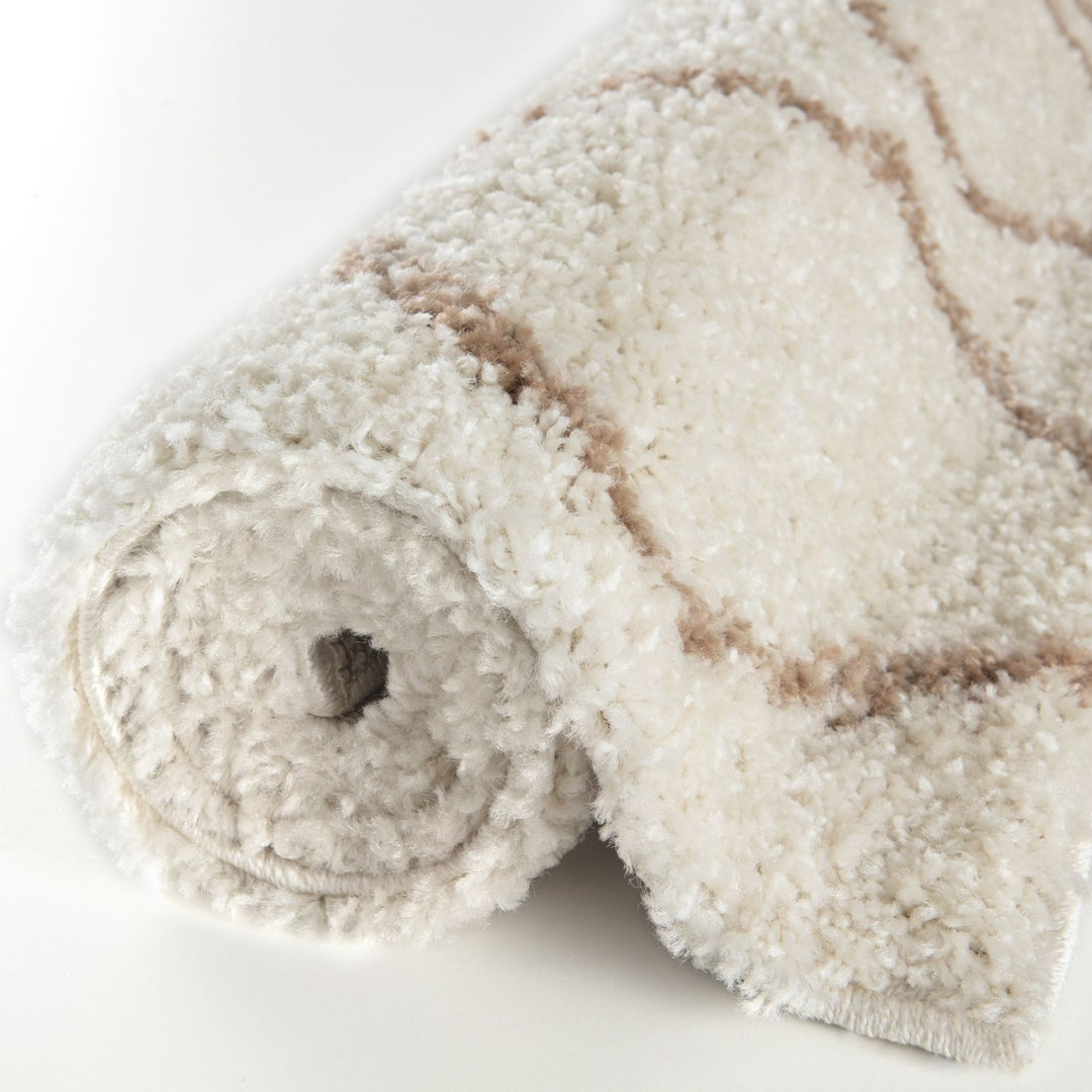 Ivory Beige colours Moroccan rug High Quality Suitable for Floor heating