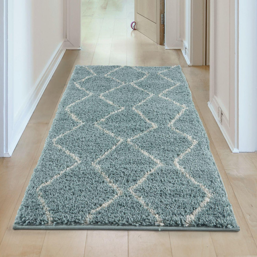 Moroccan-style thick shaggy rug, With a deep 30 mm pile, non-shedding, pet-friendly