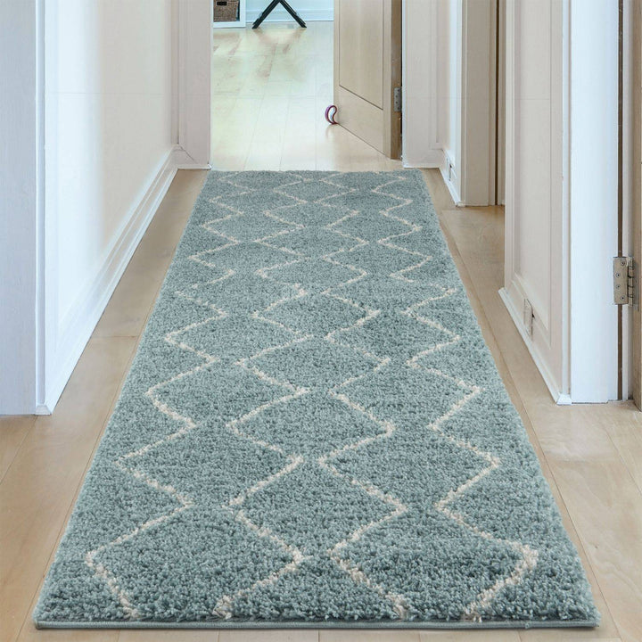 Moroccan-style thick shaggy rug, With a deep 30 mm pile, non-shedding, pet-friendly