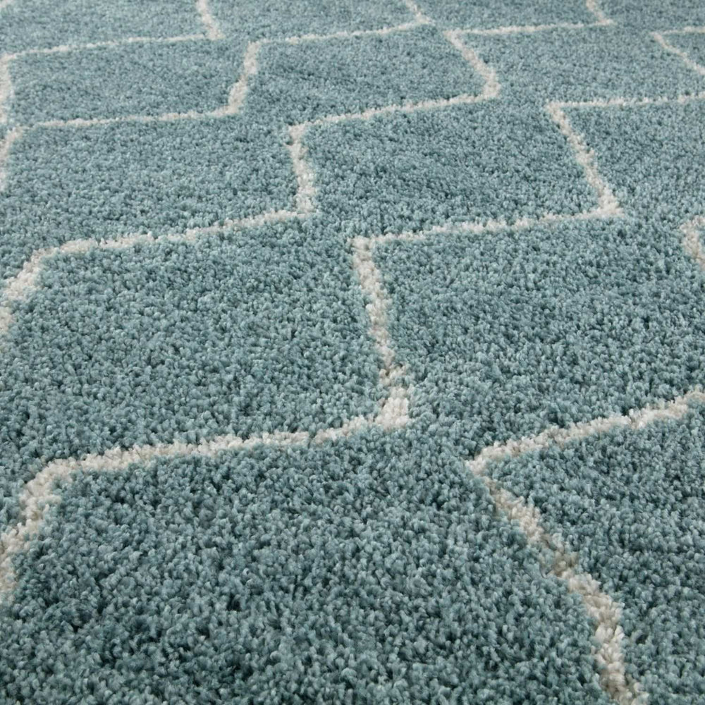 Moroccan-style thick shaggy rug, With a deep 30 mm pile, non-shedding, pet-friendly