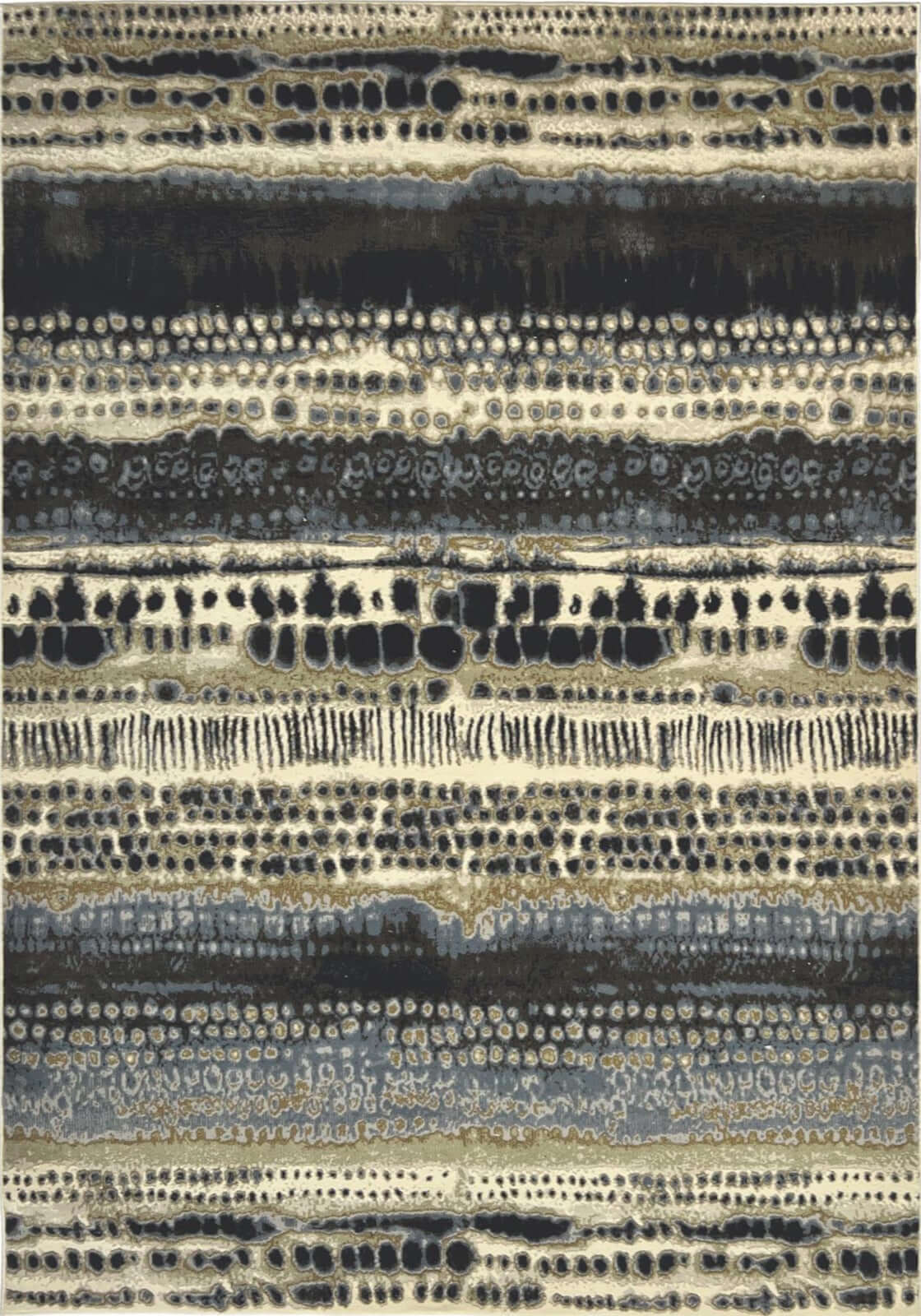 Batik Multicolour Abstract Rug | Unique Design | The Rugs