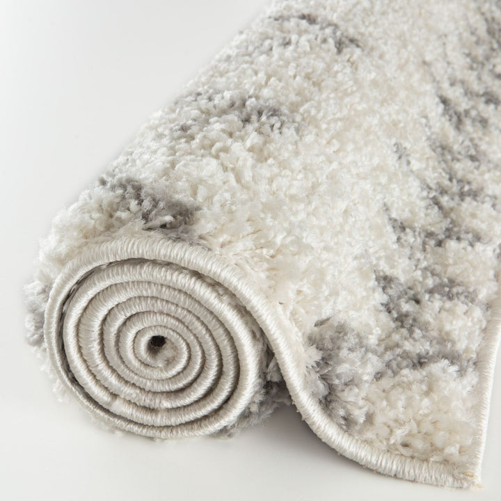 Moroccan Grey Ivory colours rug non-shedding, pet-friendly, and easy to clean