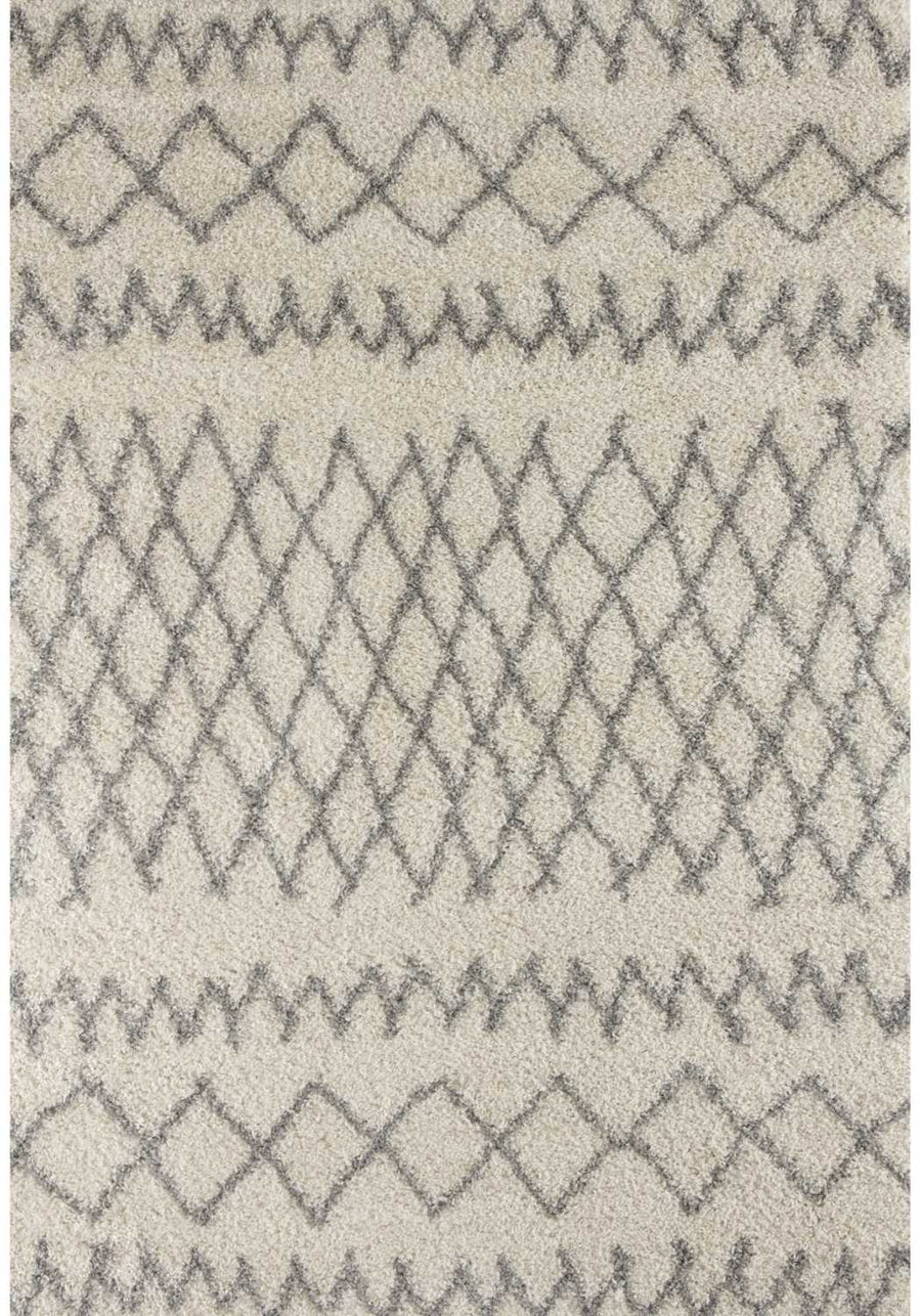 Moroccan Grey Ivory colours rug non-shedding, pet-friendly, and easy to clean