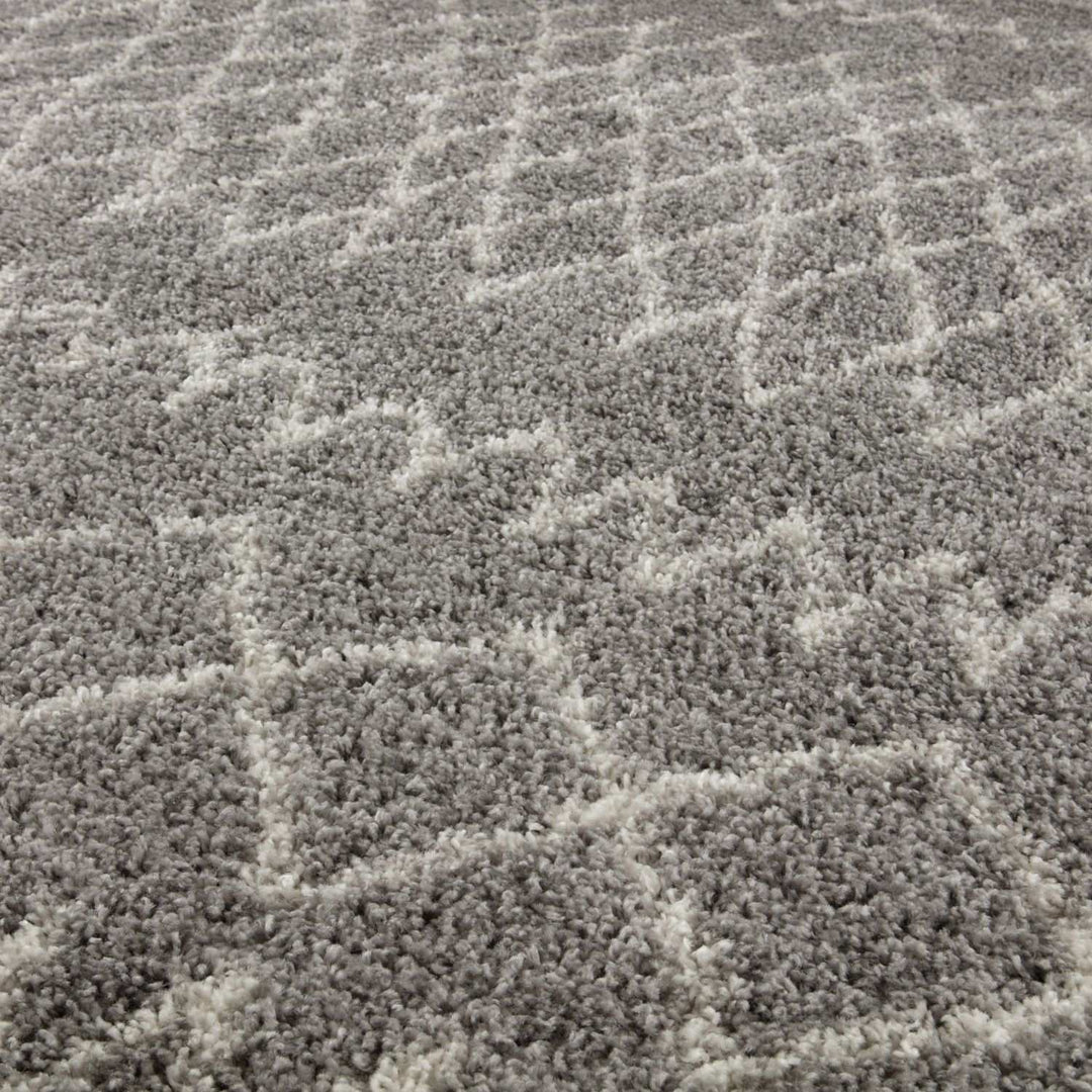 Moroccan-style thick shaggy rug 30 mm pile, non-shedding, pet-friendly