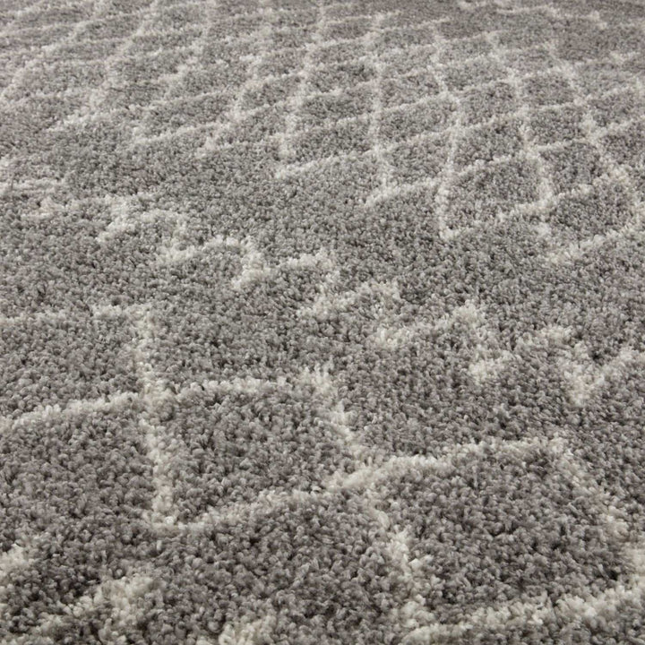 Moroccan-style thick shaggy rug 30 mm pile, non-shedding, pet-friendly